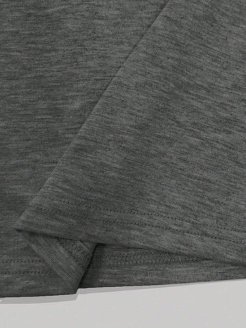 Ladies' Plain Simple Daily Wear Top And Long Pants 2-Piece Set