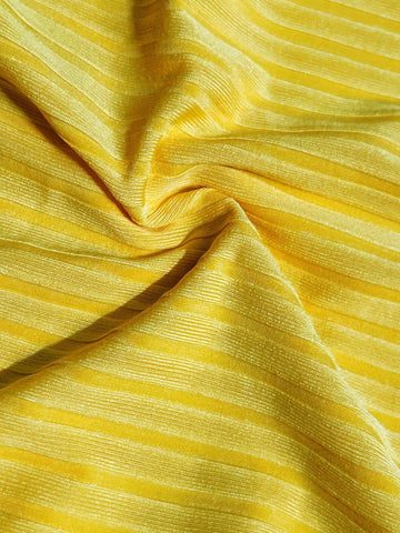 Leisure Style Yellow Wide Ribbed Sleeveless Collar Women Bodycon Jumpsuit-D