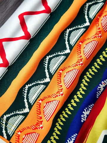 Sexy Cute Beach Vacation Summer Bikini & Print Mini Skirt 2-Piece Set For Women