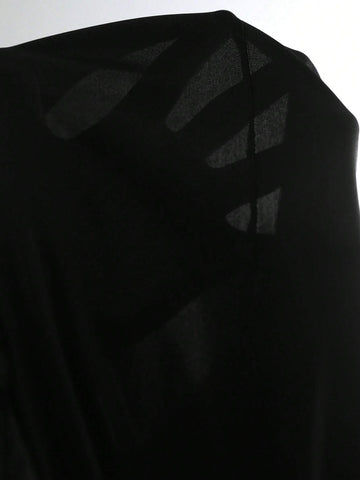 Sexy Minimalist Elegant Nightclub Summer Off Shoulder Short Sleeve Turtleneck Knitted Women Bodycon Jumpsuit - H