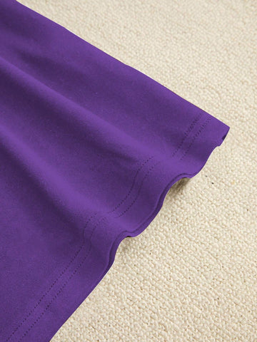 Slayr Slim Fit Women's Casual Short Sleeve T-Shirt, Comfortable, Round Neck, Fashionable Printed Women's