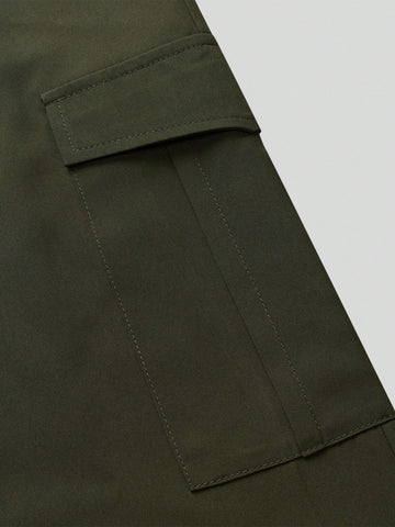 Solid Color Strapless Jumpsuit With Gathered Waist And Ankle Cuffs