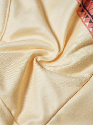 Vacation Suspenders, Ultra-Cut Top, Wide-Legged Ultra-Long Pants, All-Over Butterfly Print Women's Two-Piece Set-C