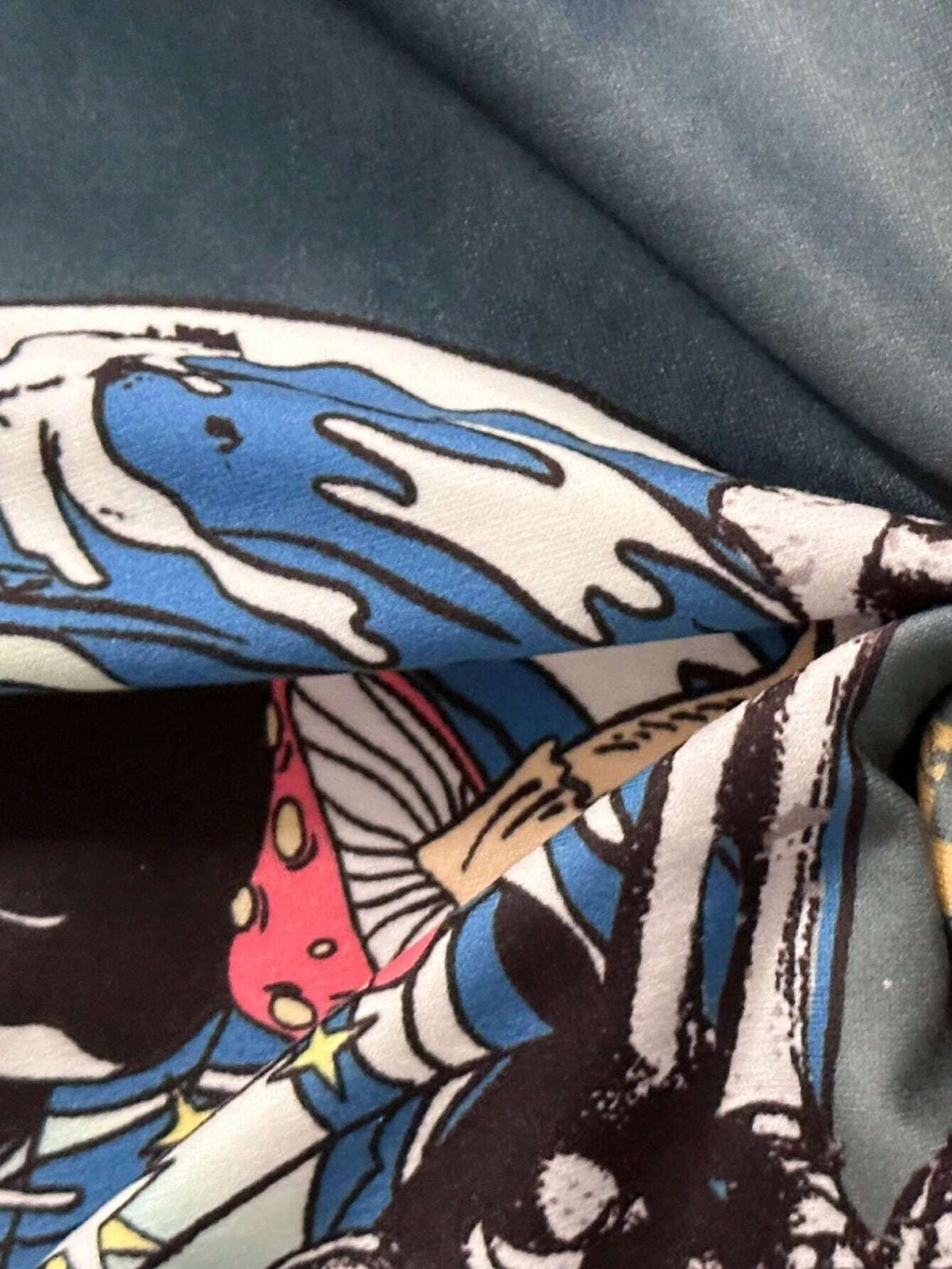 Women Casual Loose Fit Raglan Short Sleeve Graphic Print Washed Vintage Dress