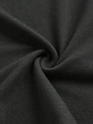 Women Casual Minimalist Star Print Long Sleeve Dress, Spring/Autumn