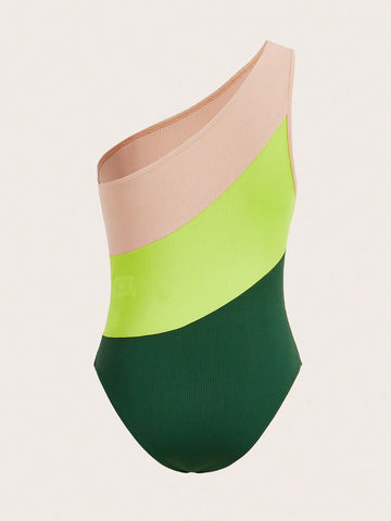 Women's Casual And Sexy Patchwork Bodysuit