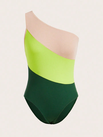 Women's Casual And Sexy Patchwork Bodysuit