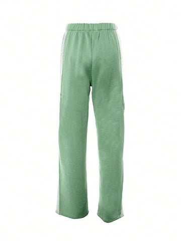 Slayr Women's Color Block Casual Simple Daily Sweatpants