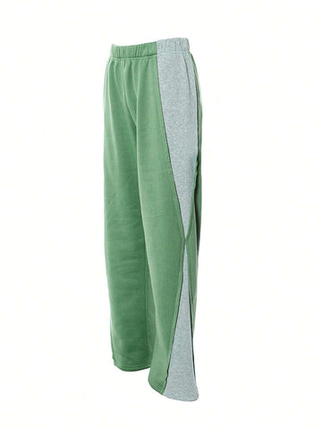 Slayr Women's Color Block Casual Simple Daily Sweatpants