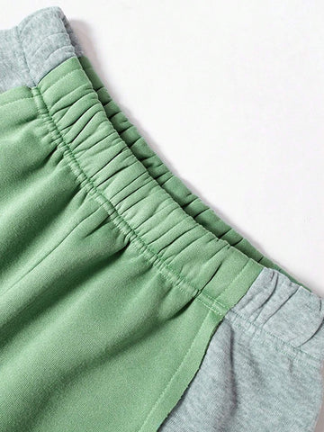 Slayr Women's Color Block Casual Simple Daily Sweatpants