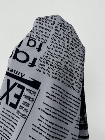 Slayr Women's Front Button Long Sleeve Letter Print Simple Casual Shirt