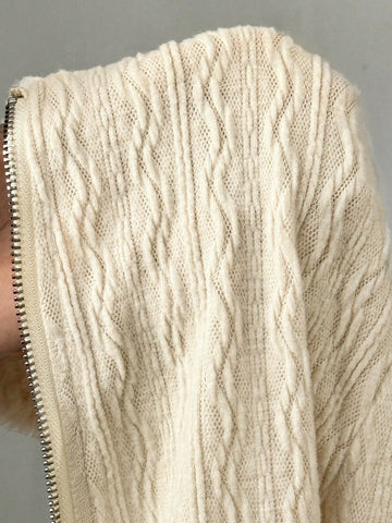 Women's Fuzzy Collar & Cuff Patchwork Casual Cardigan, Suitable For Christmas, New Year, Valentine's Day, Dates And Everyday Wear, Winter