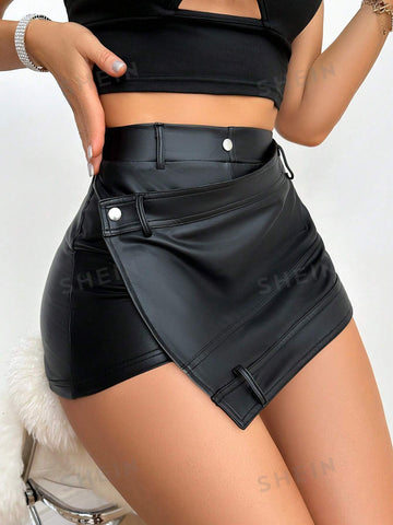 Slayr Women's Irregular Hem Skorts