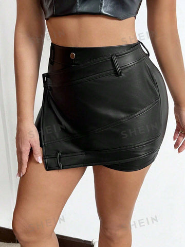 Slayr Women's Irregular Hem Skorts