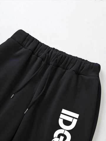 Slayr Women's Letter Print Drawstring Waist Sweatpants