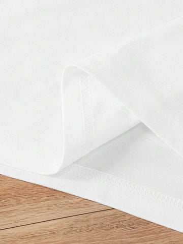 Women's Round Neck Solid Color Simple Summer Short Sleeve T-Shirt And Leggings Two-Piece Set