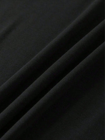 Women's Short Sleeve T-shirt With Letter Rhinestone Decor