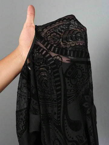 Women's Sleeveless Hollow Out Simple Print Casual Jumpsuit