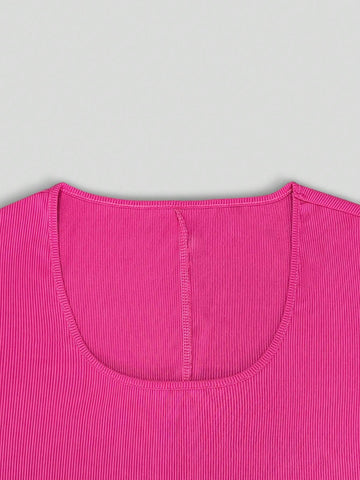 Women's Solid Color Minimalist Daily Short Sleeve Jumpsuit