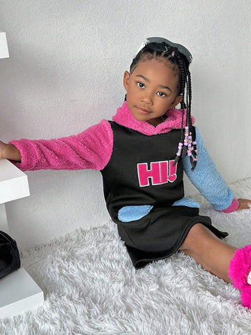 Streecool Kids Girls' Cute Sweet Ombre Pink Butterfly Puff Sleeve Mesh Patchwork Dress