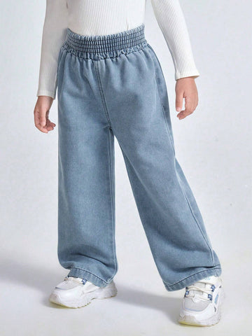 Streecool Kids Girls' Minimalist Ditsy Floral Back Pocket Skinny Flared Jeans