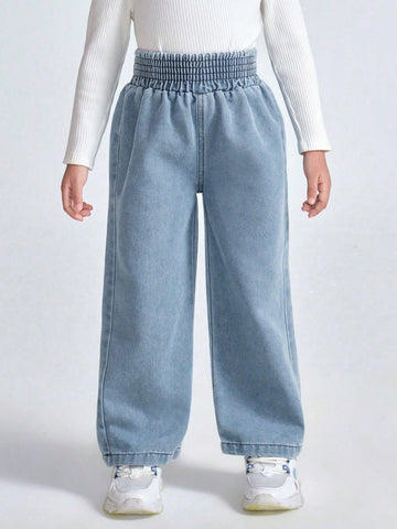 Streecool Kids Girls' Minimalist Ditsy Floral Back Pocket Skinny Flared Jeans