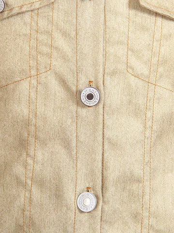 Streecool Kids Young Girls Solid Color Simple Daily Dress