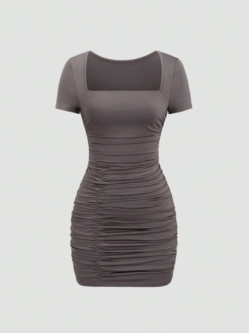 French Style Sexy And Elegant Bodycon Bandage Slim Fit Clubwear Dress For Women