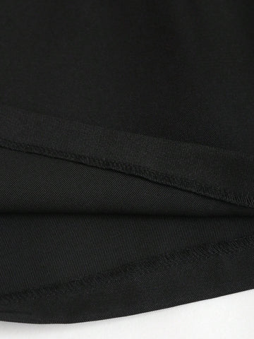 Sweetro Women's Slim Fit Slit Skirt With Bow Decoration