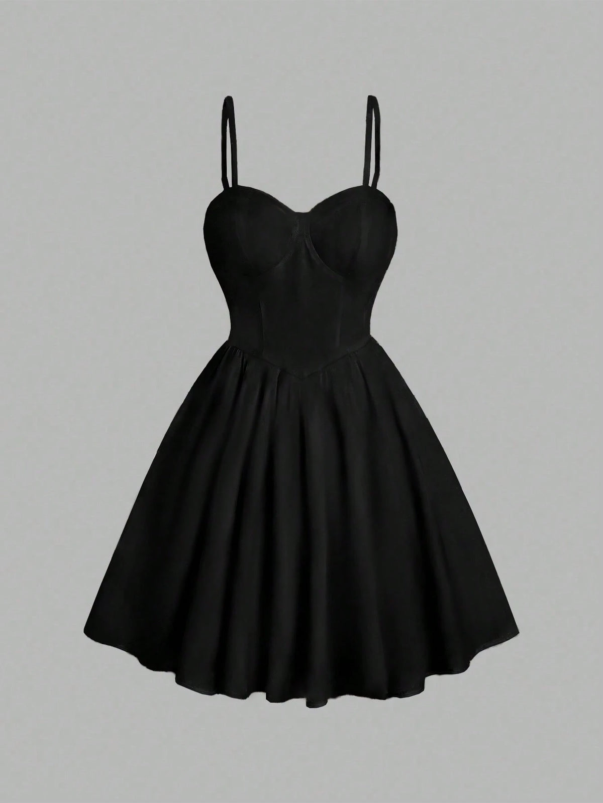 Women's Solid Color Spaghetti Strap Simple Casual Dress, For Daily Wear