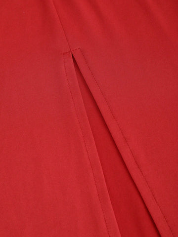 Women's Valentine's Day 3D Floral Backless Bodycon Dress