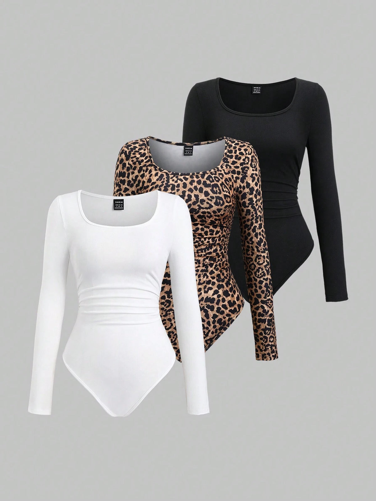 Y2K Style Casual Square Collar Sexy Matching Top