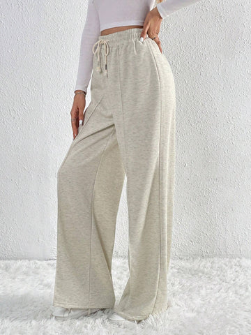 Tall Drawstring Waist Wide Leg Sweatpants