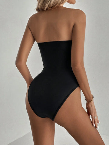 Solid Tube Summer Women Bodysuit