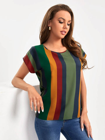 Tall Striped Print Top