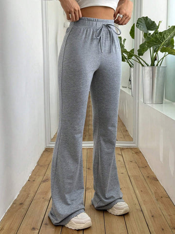 Tall Tie-Waist Flared Pants