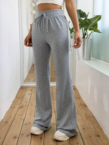Tall Tie-Waist Flared Pants