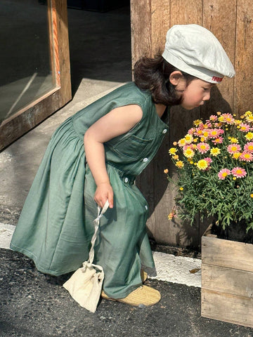 The Skirt Is Versatile, Fashionable, And The Green Color Is Very Trendy And Flattering. The Collar Design Is Comfortable And The Overall Style Is Fully European And Korean.