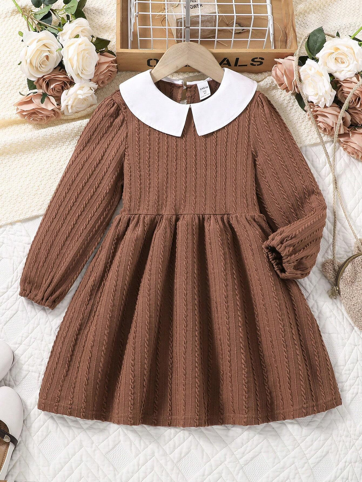 Toddler Girls' Doll Collar Dress