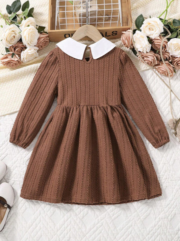 Toddler Girls' Doll Collar Dress