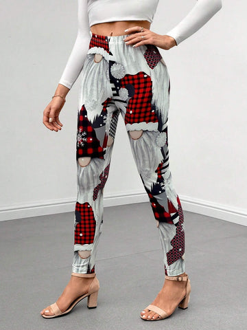 Unity Christmas Print Leggings