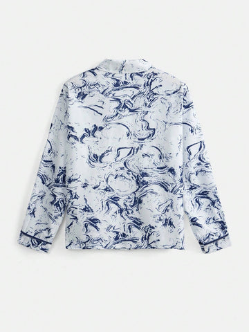 Unity Fashionable Tie-Dye Printed Shirt, Spring & Fall