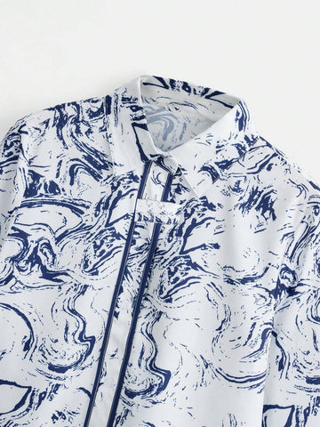 Unity Fashionable Tie-Dye Printed Shirt, Spring & Fall