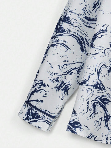 Unity Fashionable Tie-Dye Printed Shirt, Spring & Fall