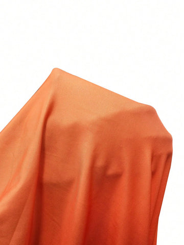 Sweetheart Neck Crop Tee & Ombre Skirt