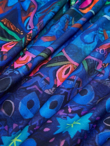 Women's Floral Print Casual Loose Fitting Jumpsuit