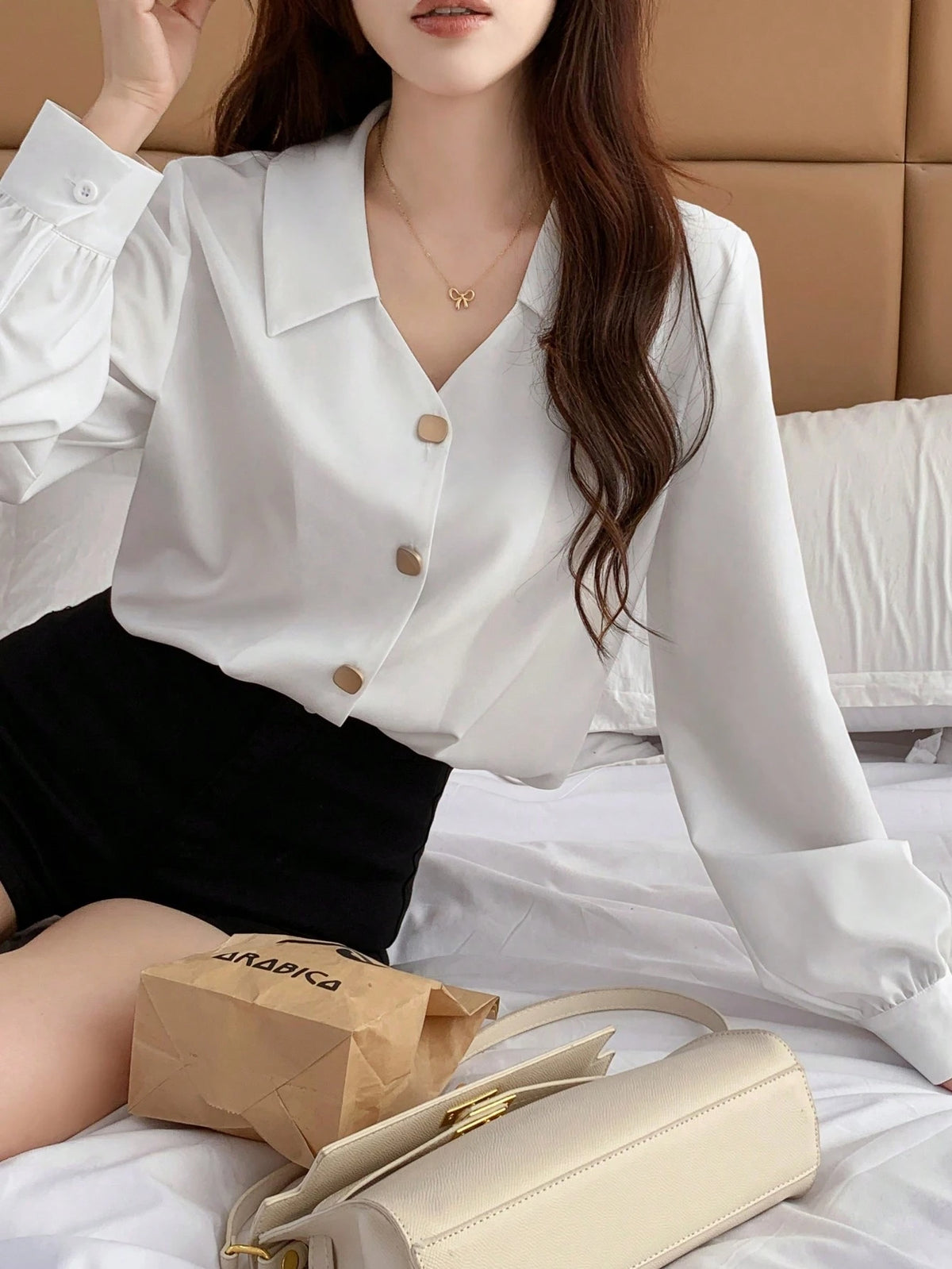 Unity Women's Solid Color Casual Blouse For Everyday Wear