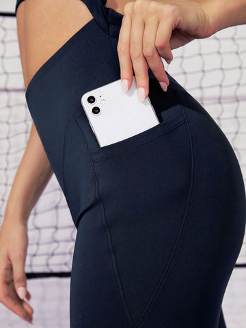 Solid Color Backless Long Skinny Jumpsuit