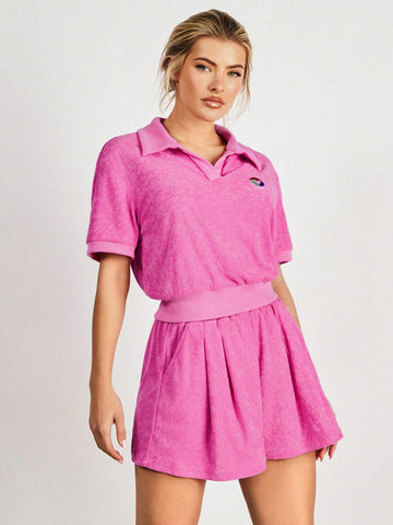 Sports TENNIS Basic Outdoors  With TOP AND SHORT PANT SET