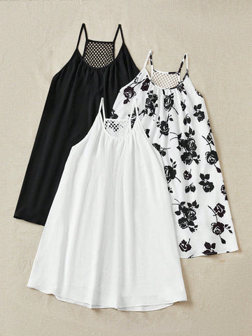 3pcs Women's Holiday Dresses